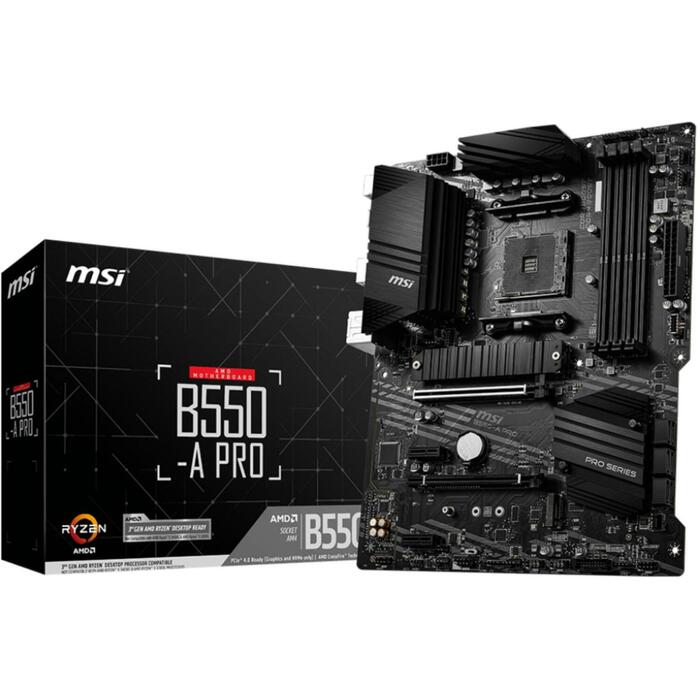 Msi Datora mātesplate B550-APRO, AM4, DDR4