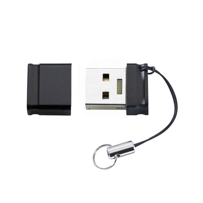 Intenso USB флеш-накопитель 3532480 32 ГБ, USB 3.2 Gen 1, скорость чтения 100 МБ/с, черный, пластик, форм-фактор: крышка (3532480)