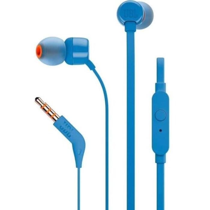 Jbl austiņas JBLT110BLU, 3,5mm, 9mm