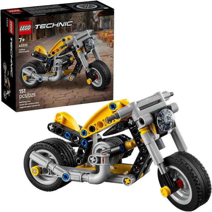 Lego Technic Dzeltens motocikls 42225, 151