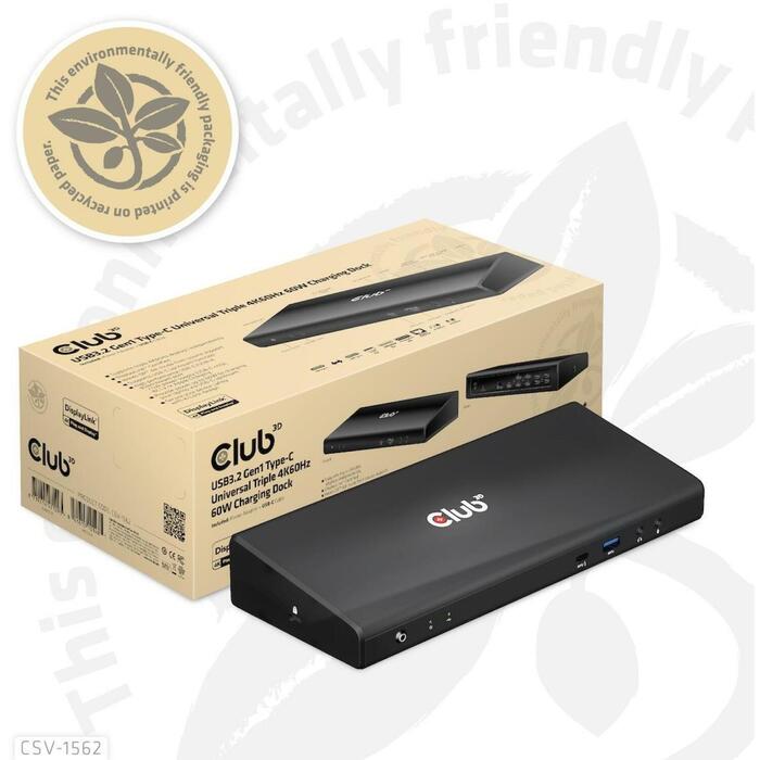 Club3D dokstacija CSV-1562 USB 3.2