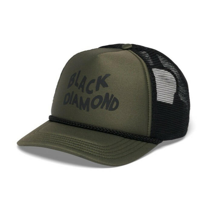 Cepure FLAT BILL TRUCKER HAT, BLACK