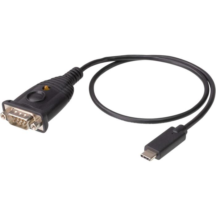 Aten Адаптер UC232C-AT, USB-C на RS-232, 1 шт., Налог WEEE, CL109:6:2017-04-01 (UC232C-AT)