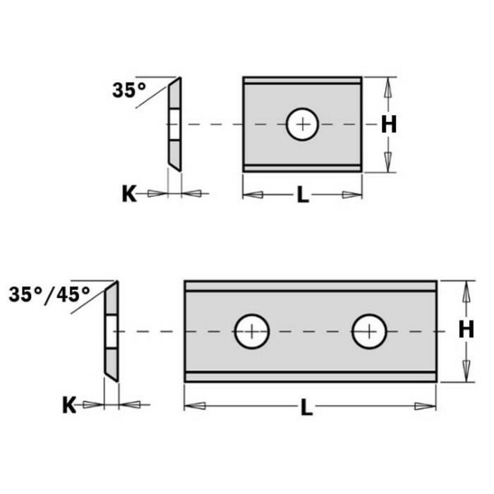Cmt Запасной нож 790.200.00, 20x12x1.5 mm, 0.01 kg (790.200.00)