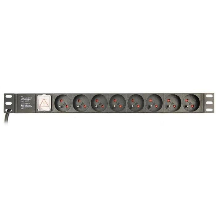 Gembird pagarinātājs EG-PDU-014-F, 8 FR ligzdas