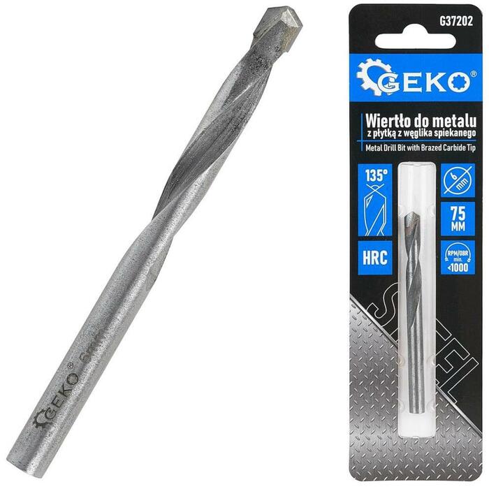 Geko metāla urbis G37202, 6 mm