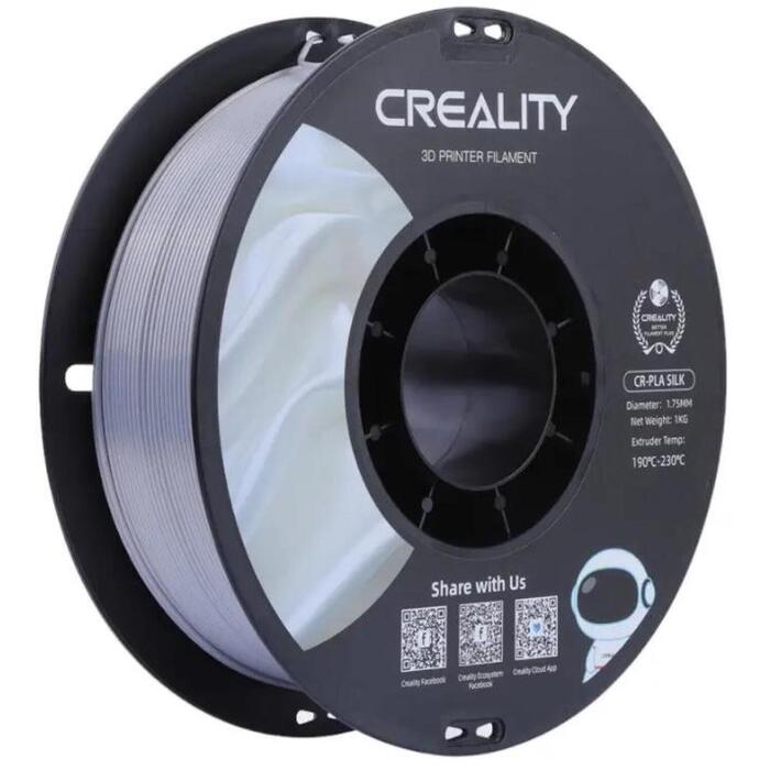 Creality CR-Silk PLA Filaments 3301120007, sudraba