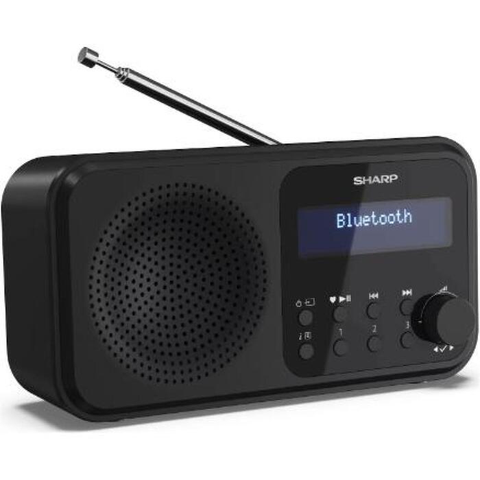 Sharp Tokyo portatīvais digitālais radio DR-P420(BK)