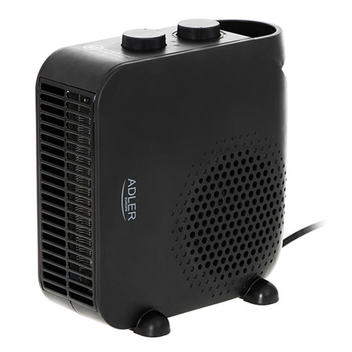 Super kompakts un efektīvs ventilatora sildītājs