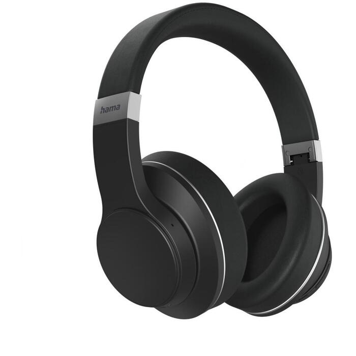 Hama Беспроводные наушники 00184159, 310g, 97dB, 33Ω, Bluetooth, ANC, 20ч музыка, 18ч разговор, сенсор касания (00184159)