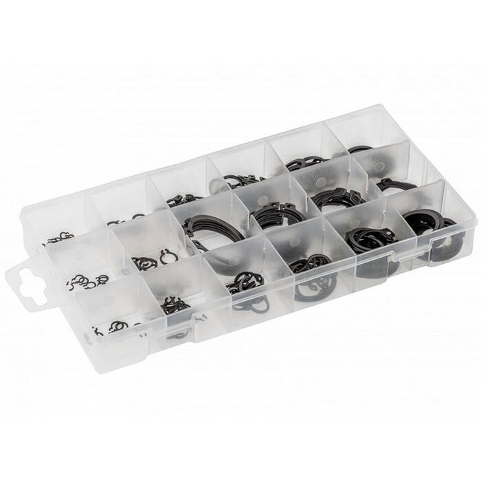 Hogert Snap Ring Assortment HT8G502, 150pcs