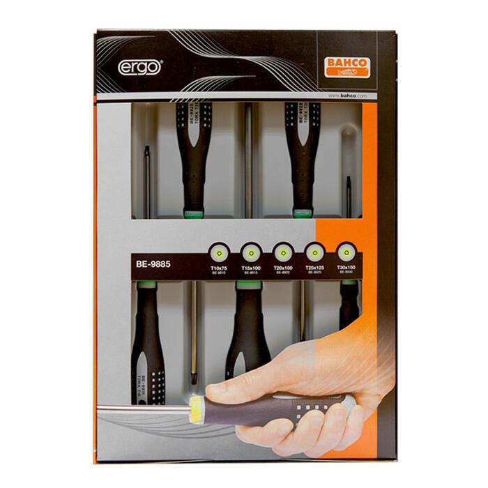 Skrūvgriežu komplekts TORX (5gab.) BE-9885