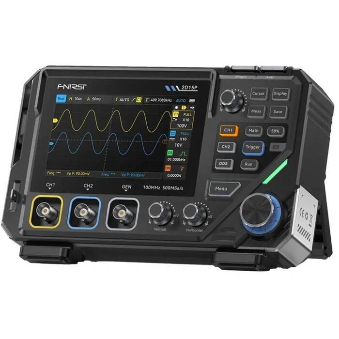FNIRSI 2D15P osciloskops, 100MHz, 500MSa/s, 2
