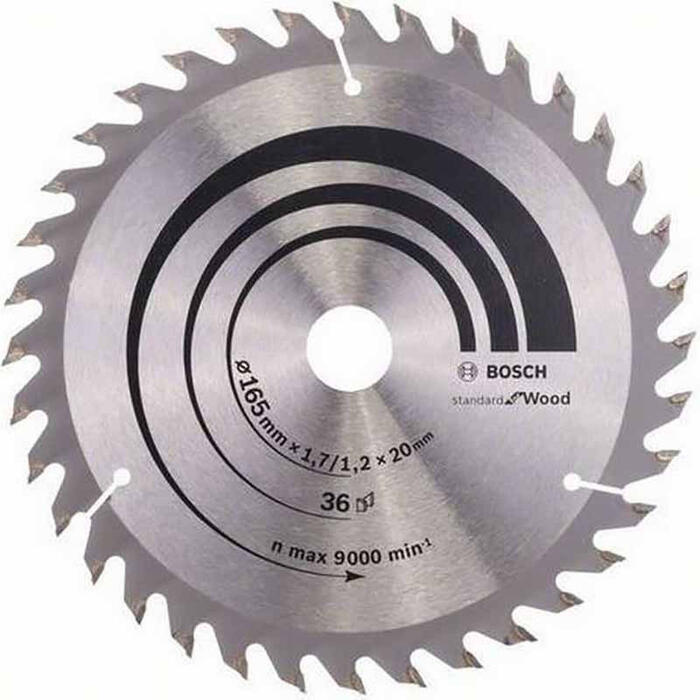 Zāģa ripa 165x20mm 2608642602 BOSCH (2608642602)