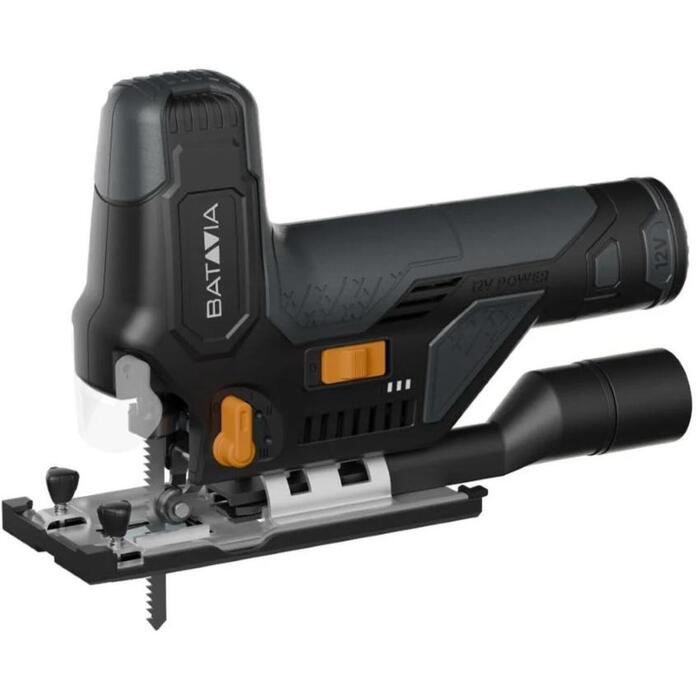 Batavia 12V аккумуляторная лобзик - Fixxpack 2.0 комплект 7065263, 2.0Ah аккумулятор, USB-C кабель, резка дерева, пластика (7065263)