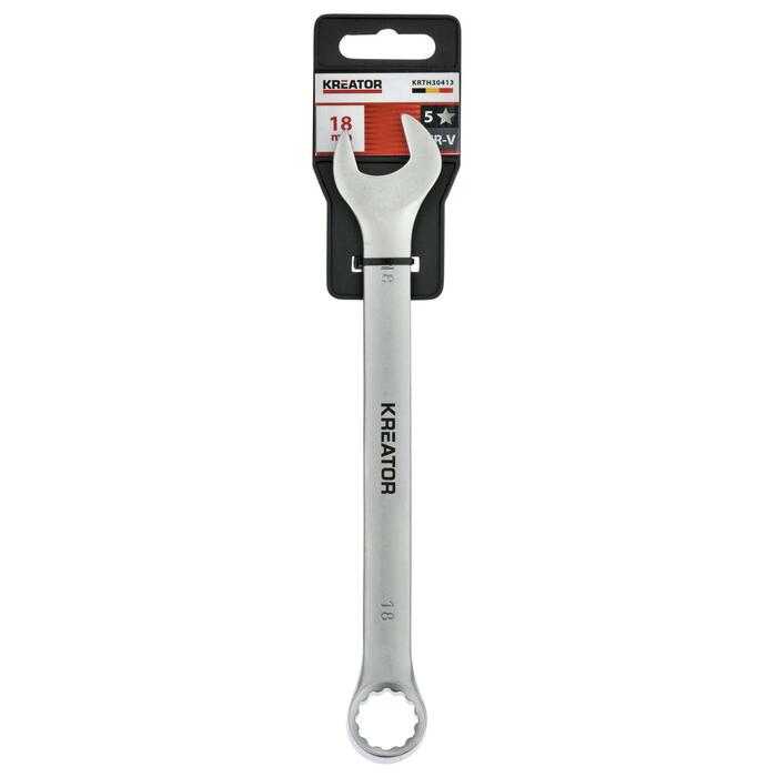 Kombinētā uzgriežņu atslēga Kreator KRTH30413 18