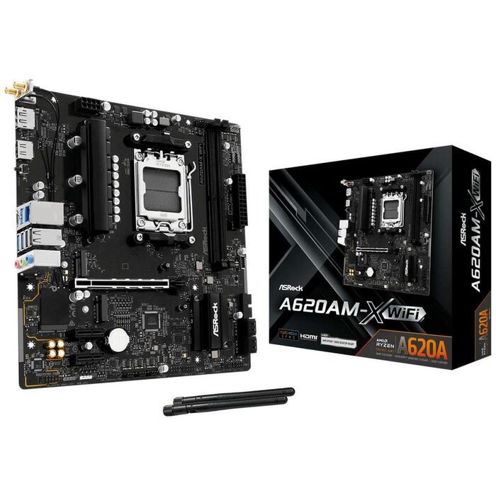 Asrock Datora mātesplate A620AM-X WIFI, 2