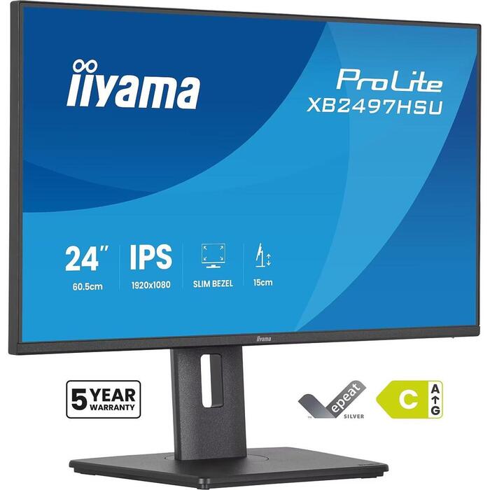 Iiyama ProLite XB2497HSU-B1, LED monitor -