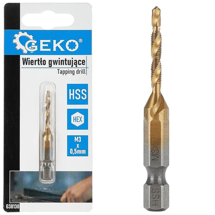 M3 x 0.5mm HSS vītņu