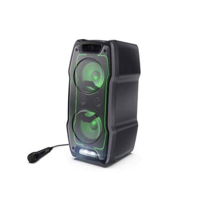 Sharp Партийная колонка PS-931, 180 Вт, водонепроницаемая, Bluetooth, беспроводное соединение, портативная, черная (PS-931)