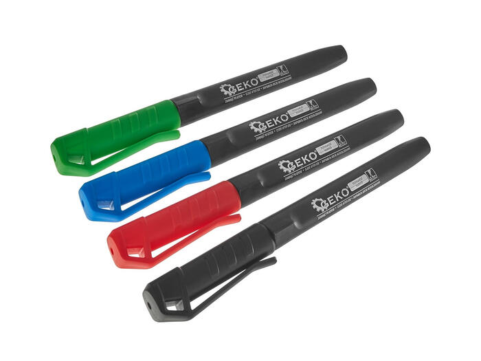 Pastāvīgo marķieru komplekts, 4 krāsas, 1