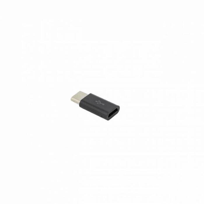 Sbox Адаптер AD.USB-C B, microUSB F, TYPE-C M, 480 Mbps, черный (AD.USB-C B)