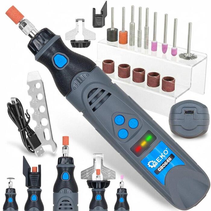 Geko G80646 bezvadu mini slīpmašīna, 3