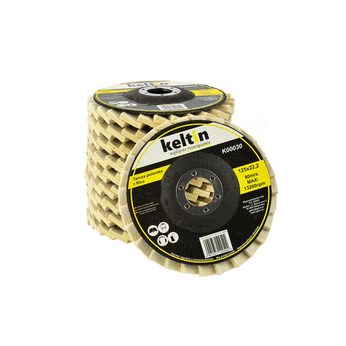 Filca lapiņdisks 125x22.2mm Keltin (K00030)