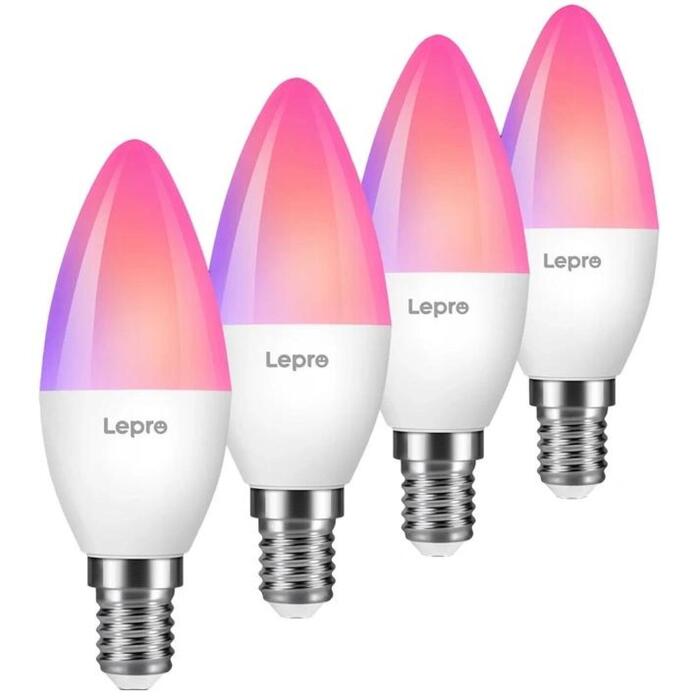 LEPRO BC1-EU-4 C37 viedā LED spuldze