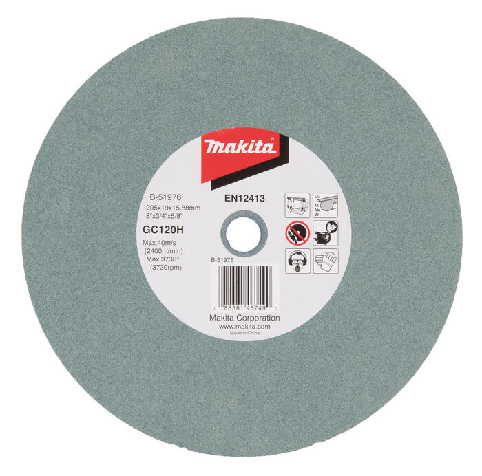 Slīpripa 205x19x15,88mm GC120 (Cu,Ni