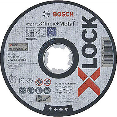 X-LOCK abrazīvais disks Expert Inox+Metal 2608619264