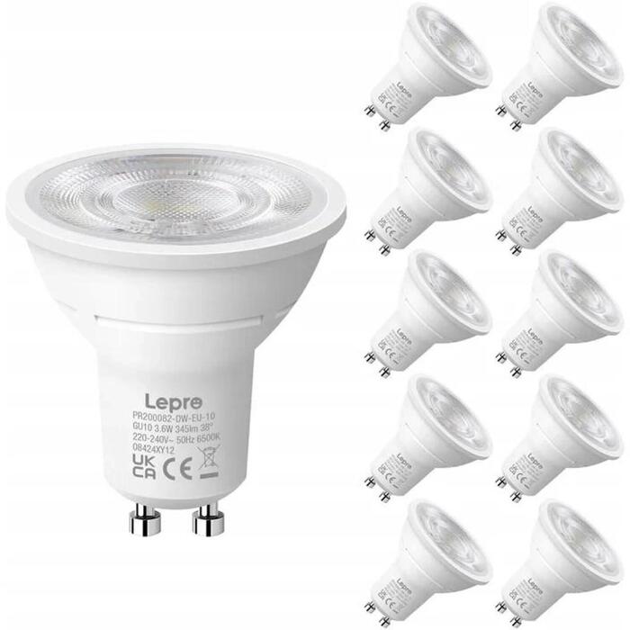LEPRO 200082-DW-EU-10 GU10 LED spuldze, 3