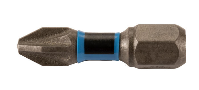 Torsion skrūvgriežu uzgalis (C-form), PZ2-25mm, 15gab