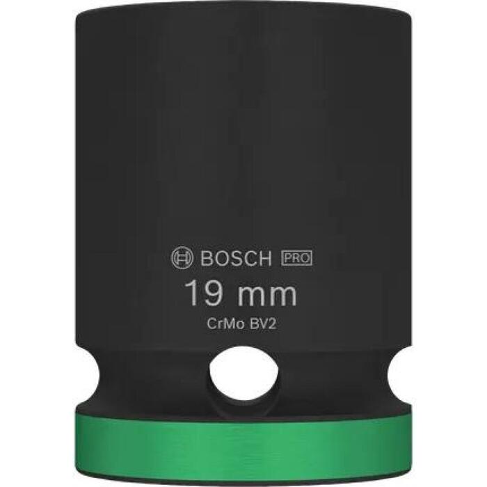 Bosch Trieciena galviņa PRO 2608003050, 38mm, 19mm, 1/2", CRMO tērauds, melns fosfāts, rieva un caurums (2608003050)