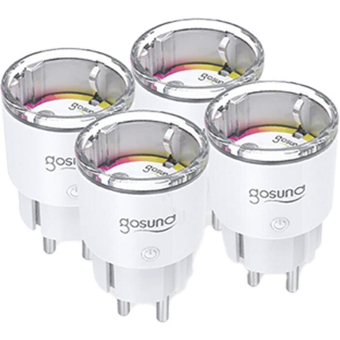 Gosund viedā kontakligzda EP2-Z-4, 10A, 100-240V