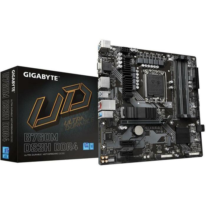 Gigabyte B760M DS3H DDR4, atbalsta Intel