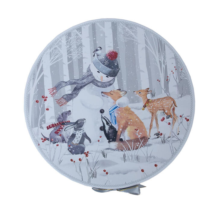 HOME4YOU Šķīvji MIA SNOW D26cm
