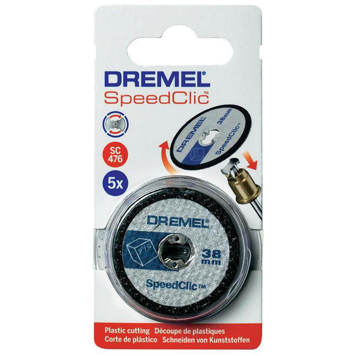 SpeedClick griešanas diski plastmasai D=38, 5