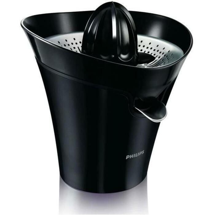 Philips Цитрусовый соковыжималка HR2752/90 85 Вт, черный, механическое управление, 1 м шнур, металлический фильтр (HR2752/90)