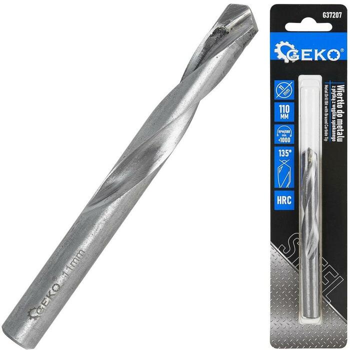 Geko metāla urbis G37207, 11 mm