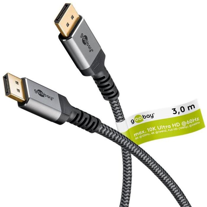 Goobay DisplayPort kabelis 75681, 3m, 54