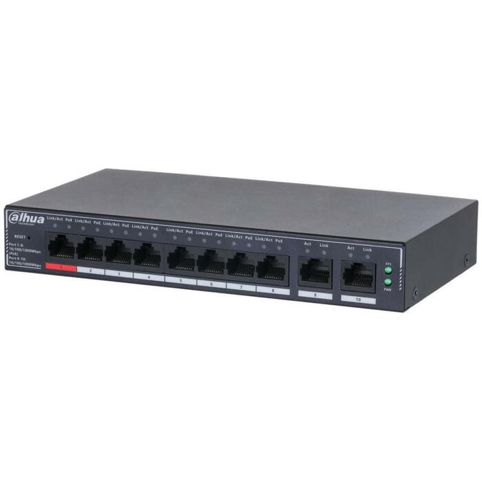 Dahua SG4010P galda komutators 10P 8PoE