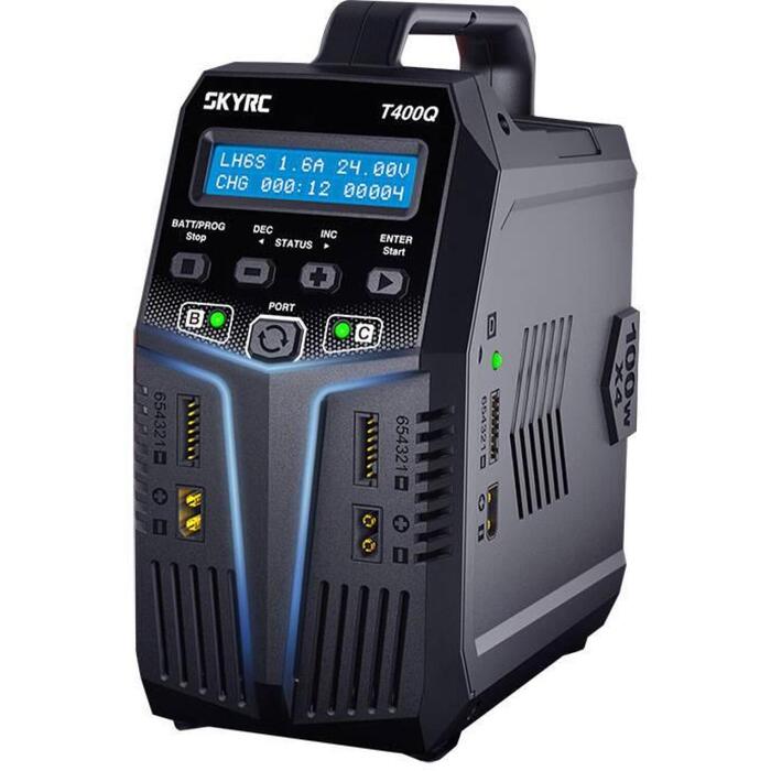 SkyRC T400Q lādētājs SK-100189-01, 4 porti