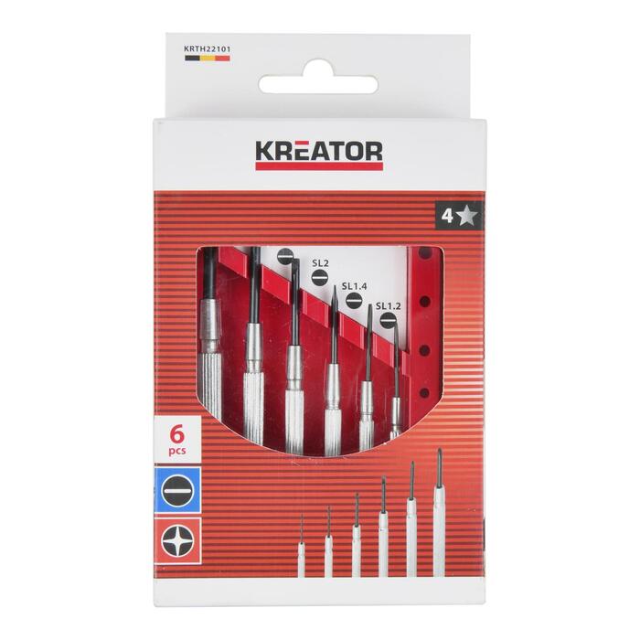 Kreator Precizitātes skrūvgriežu komplekts KRTH22101, 6