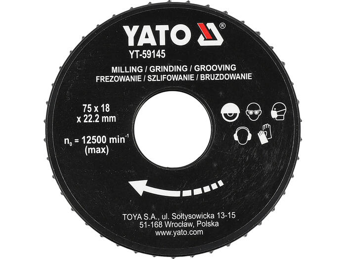 Yato zāģa raspu disks YT-59145, 75