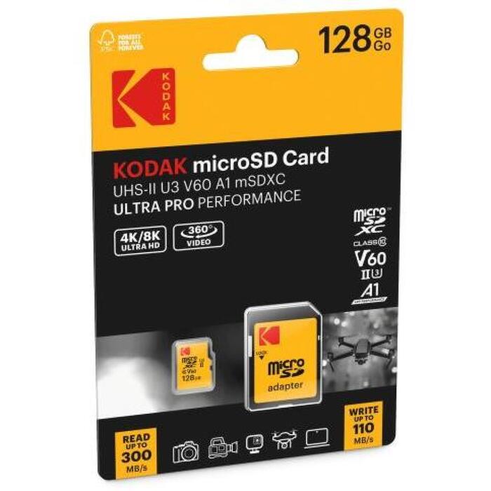 Kodak MicroSDXC 128GB UHS-II U3 A1