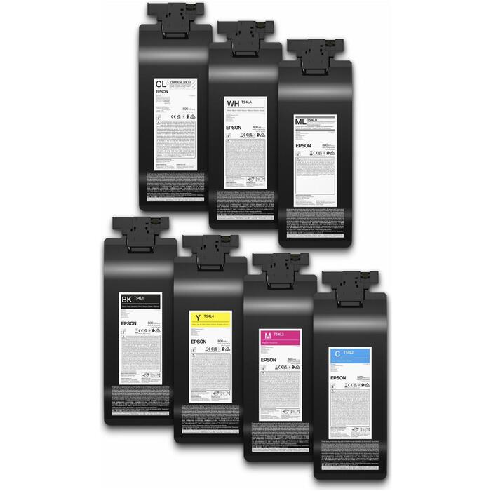 Epson Tinte Kārtridžs C13T54LA00, 800ml, Balts