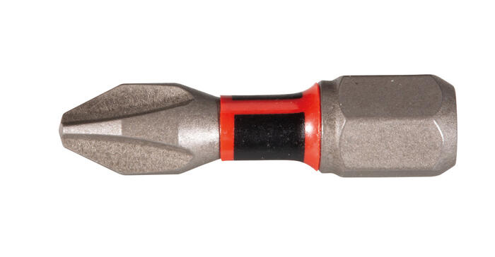 Torsion skrūvgriežu uzgalis (C-form), PH2-25mm, 2gab