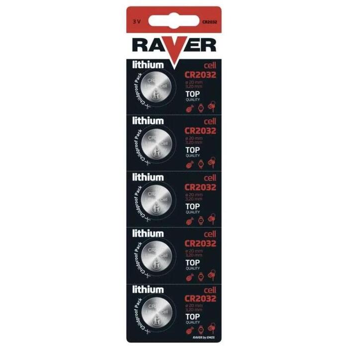 Emos RAVER CR2032 B7332 litija baterija