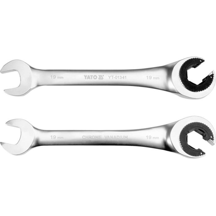 Yato sprūdrata atslēga 19mm, 230mm, 72T